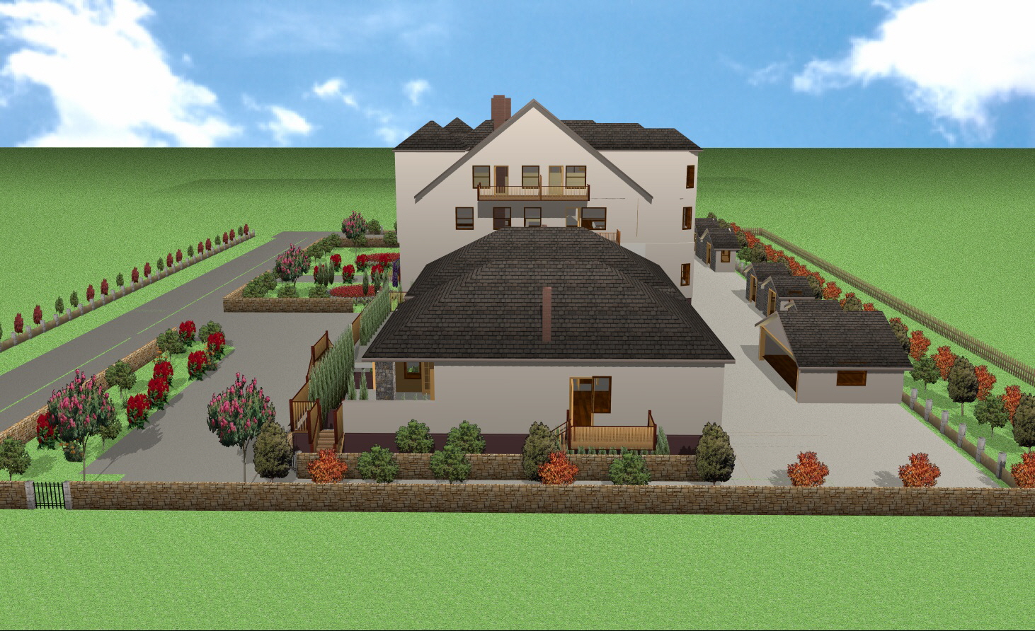 12 ETW-2 Bungalows- Tiefgarage SÜDEN  2026