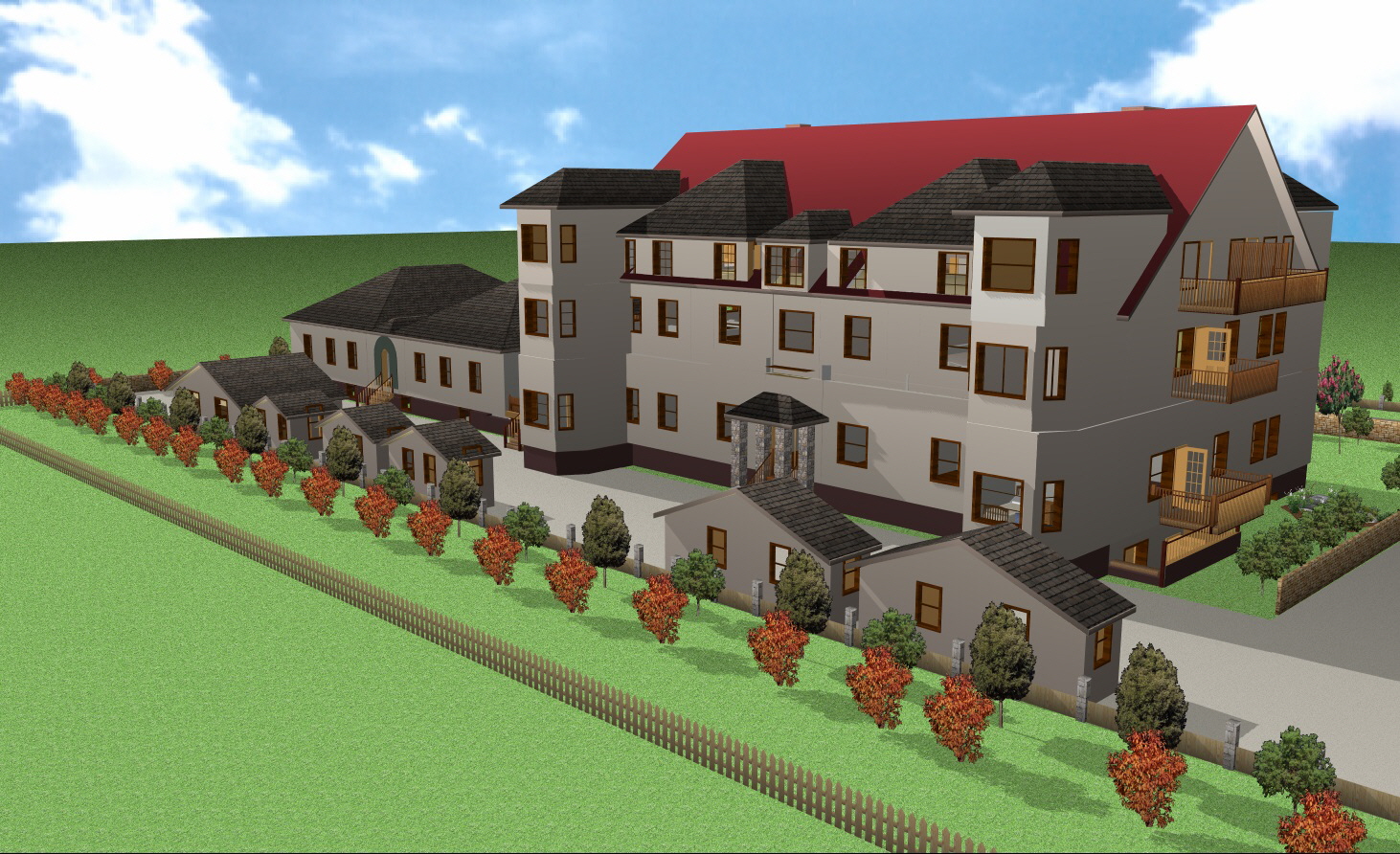 BUNGALOW`s  auf der Tiefgarage NORD-OST  2024